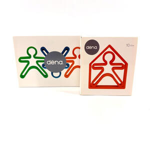 Lot of 2 Dena Kid Toys for Teething Play Baking Educational 10+ Months